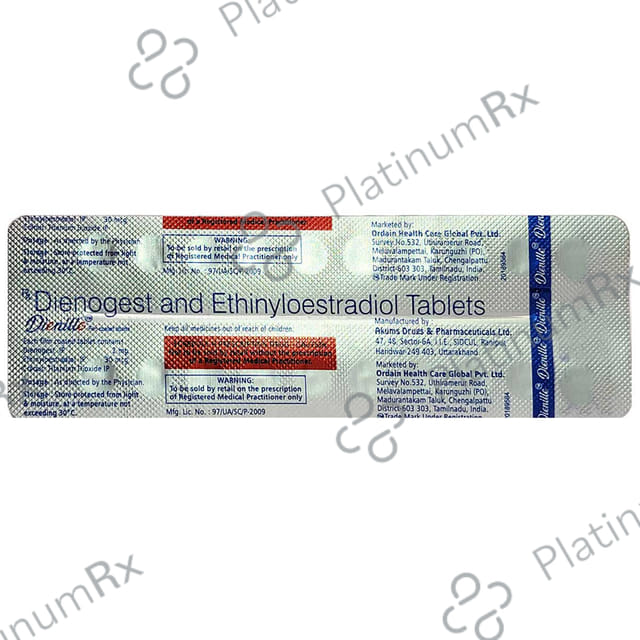 Dienille 30mcg/2mg Tablet 21s