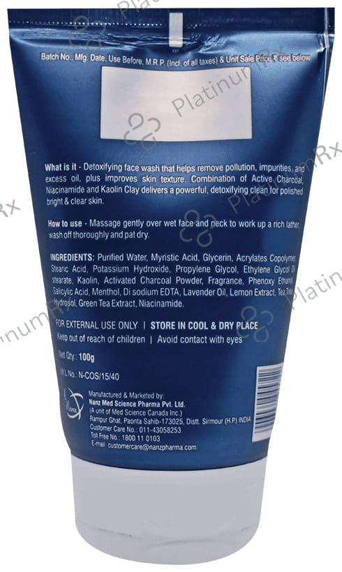 Nugencare Charcoal Face Wash