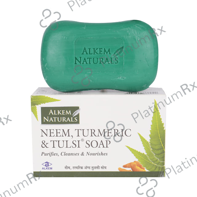 Alkem Naturals Neem Turmeric & Tulsi Soap 75gm