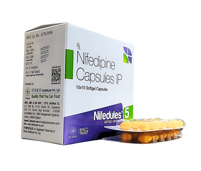Nifedules 5mg Capsule 10s