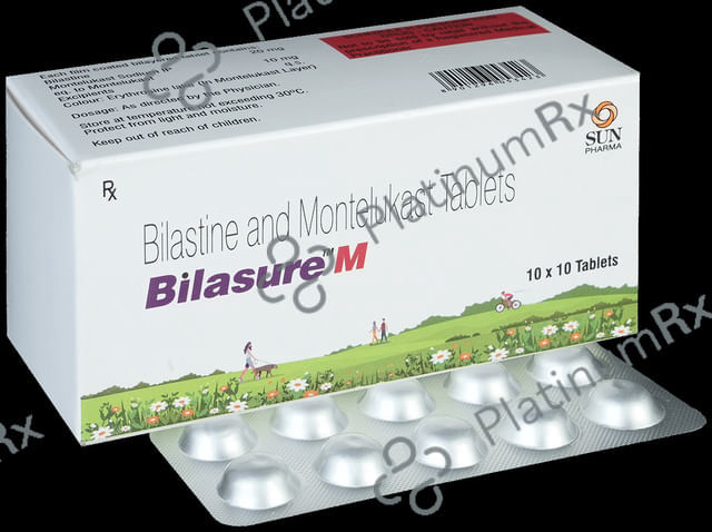 Bilasure M 20/10mg Tablet 10s