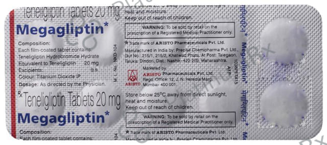 Megagliptin 20mg Tablet 10s