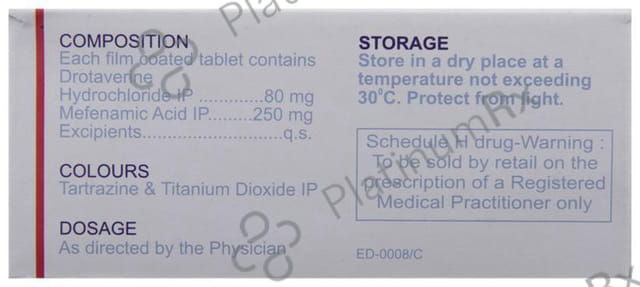 Drofem 80/250mg Tablet 10s