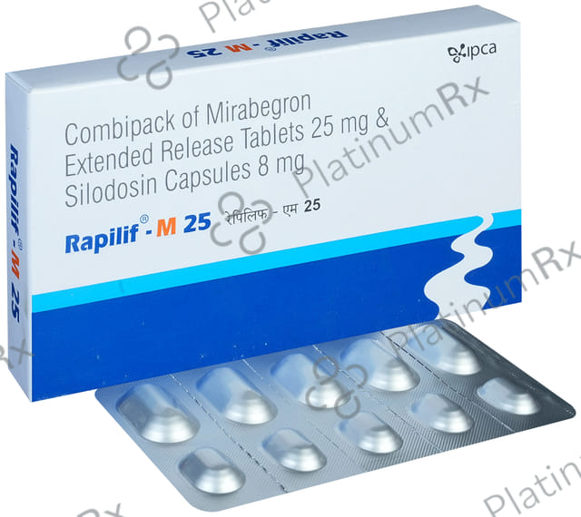 Rapilif M 25/8mg Capsule 10s