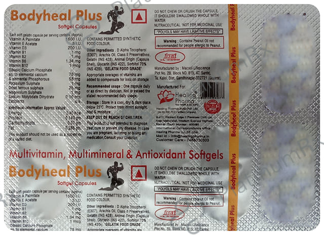 Bodyheal Plus Capsule 10s