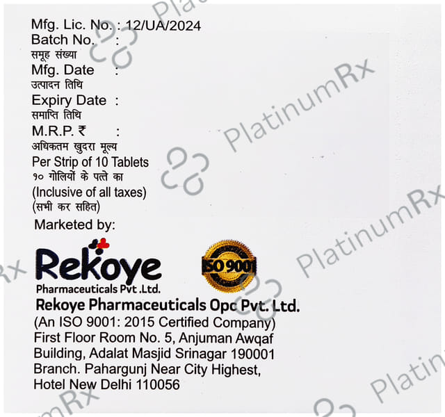 Faxlavin Plus 0.5/50mg Tablet ER 10s