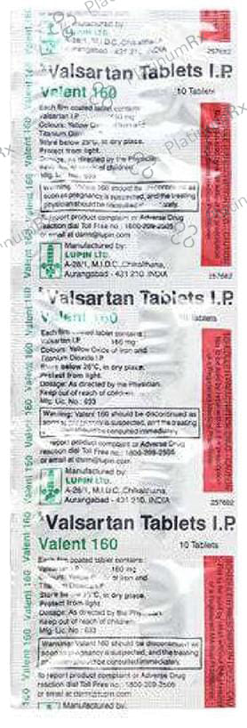 Valent 160mg Tablet 10s