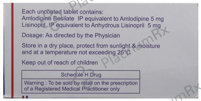 Calchek L 5/5mg Tablet 10s