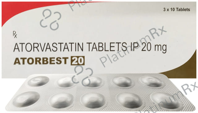 Atorbest 20 Tablet