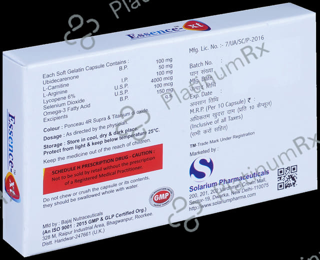 Essence-XT Soft Gelatin Capsule