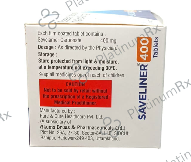 Saveliner 400mg Tablet 10s
