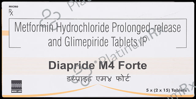 Diapride M4 Forte 4/1000mg Tablet PR 15s