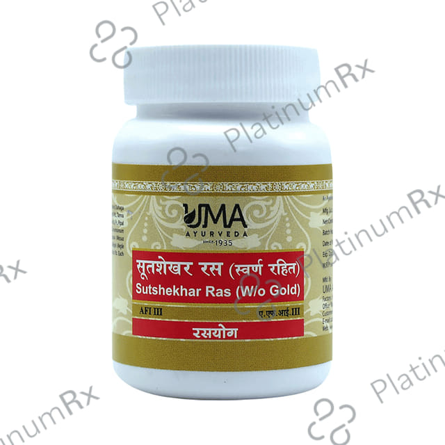 Uma Ayurveda Sutshekhar Ras (W/o Gold) Tablet 40 tablets