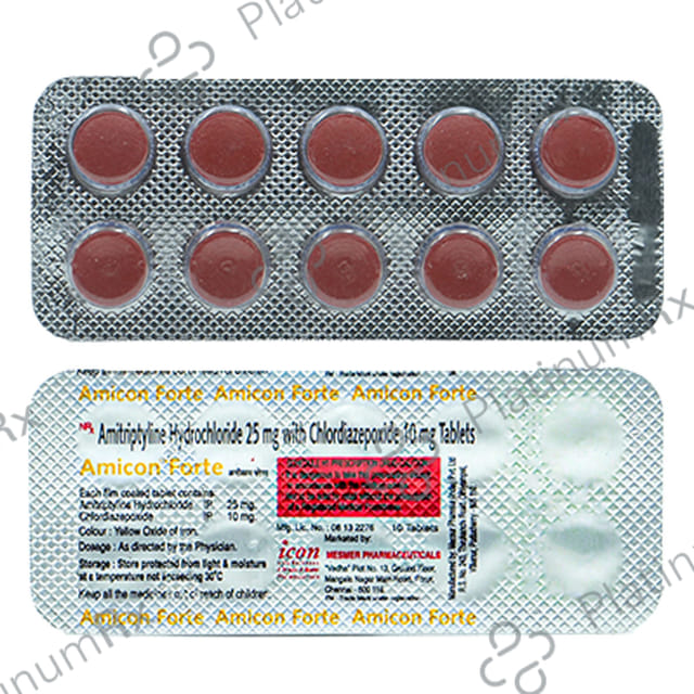 Amicon Forte 25/10mg Tablet 10s
