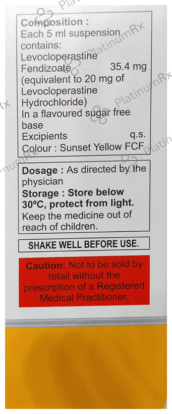 Bizendil L Oral Suspension Alcohol & Sugar Free