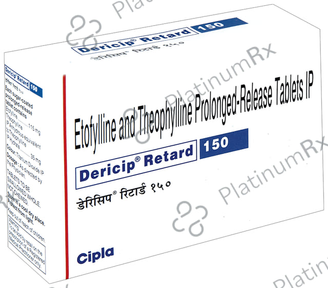 Dericip 150mg Retard PR Tablet 10s