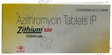 Zithium 500mg Tablet 5s