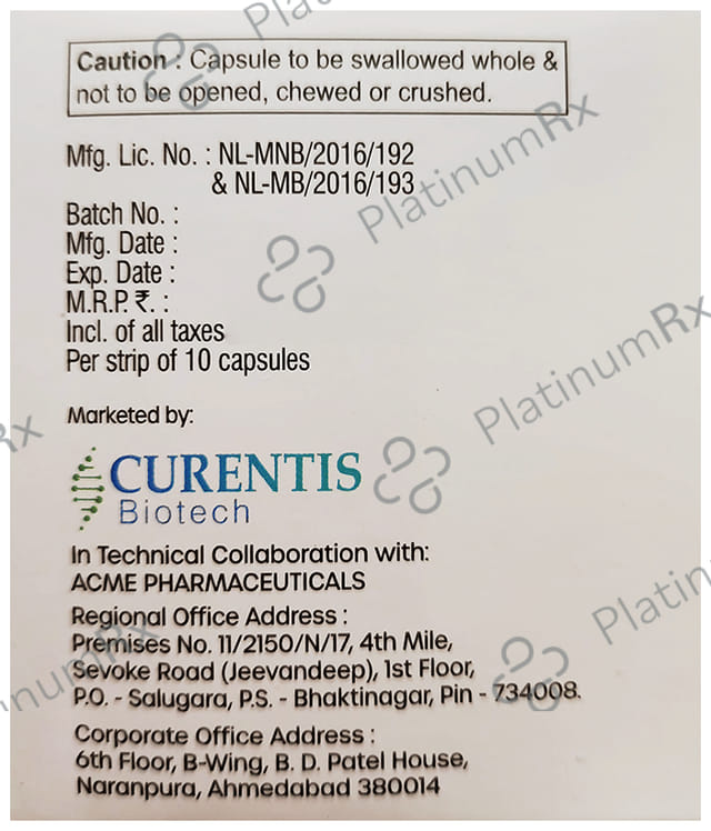 Curen D 60000IU Softgel Capsule 10s
