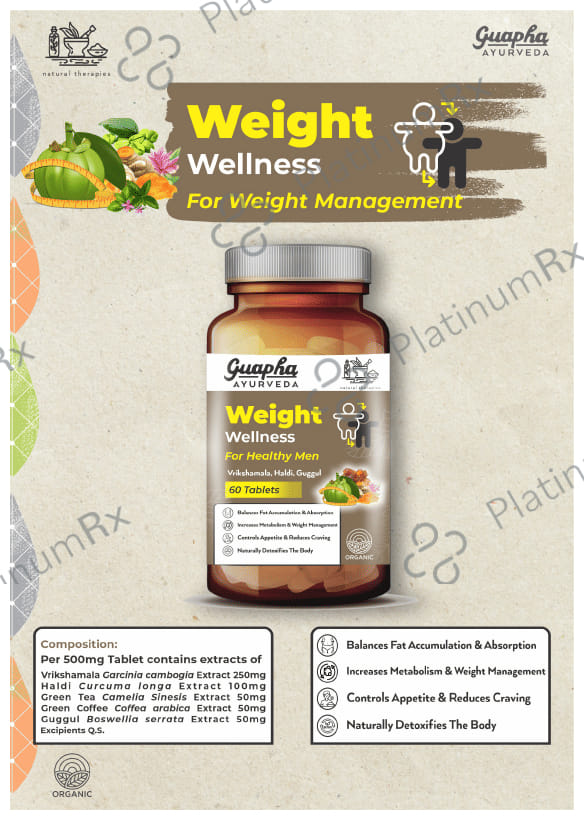 Guapha Ayurveda Weight Wellness Tablet