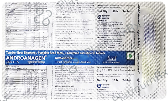 Androanagen Tablet 10s