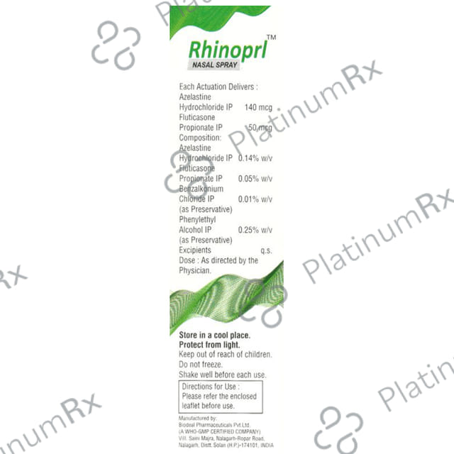 Rhinoprl 0.14mg/50mcg Nasal Spray 70MDI