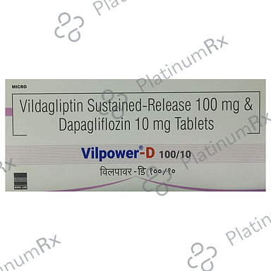 Vilpower D 10/100mg Tablet 10s