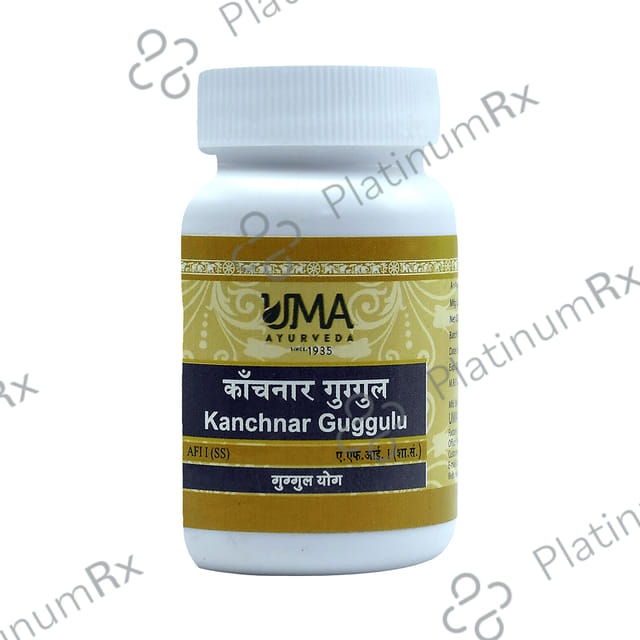 Uma Ayurveda Kanchnar Guggulu Tablet 80 tablets