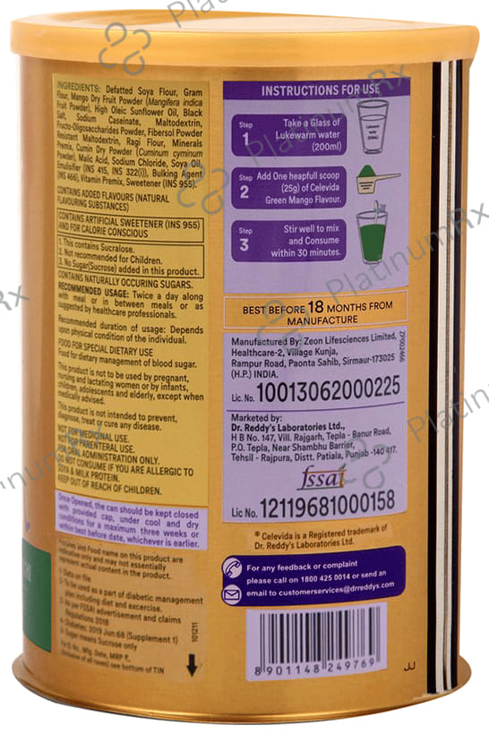 Celevida Green Mango Nutrition Health Drink