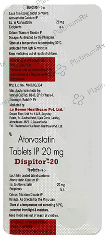 Dispitor 20 Tablet