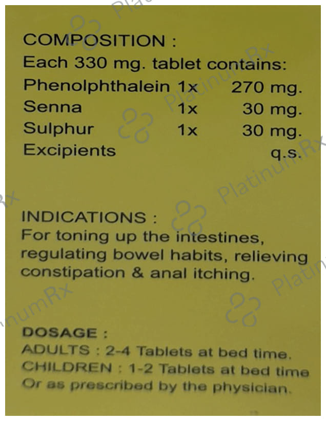 LDD Bioscience Yelo-Lax Tablet 50 tablets