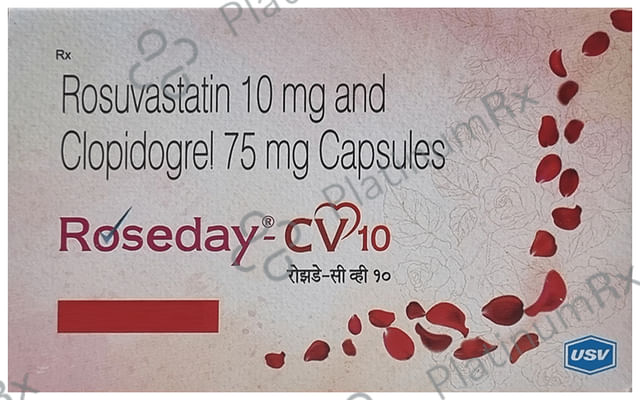 Roseday CV 10/75mg Capsule 10s