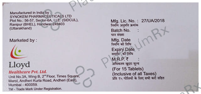 Olzox CH 40/12.5mg Tablet 15s