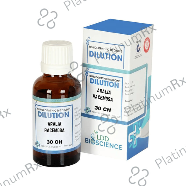 LDD Bioscience Aralia Racemosa Dilution 30 CH