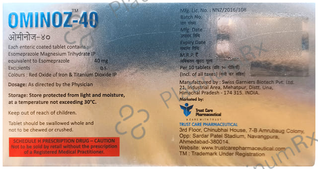 Ominoz 40mg Tablet 10s