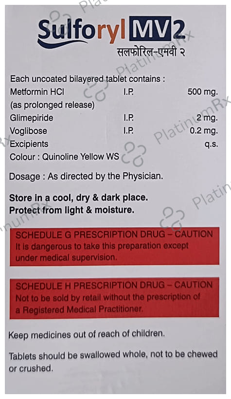 Sulforyl MV2 Tablet SR