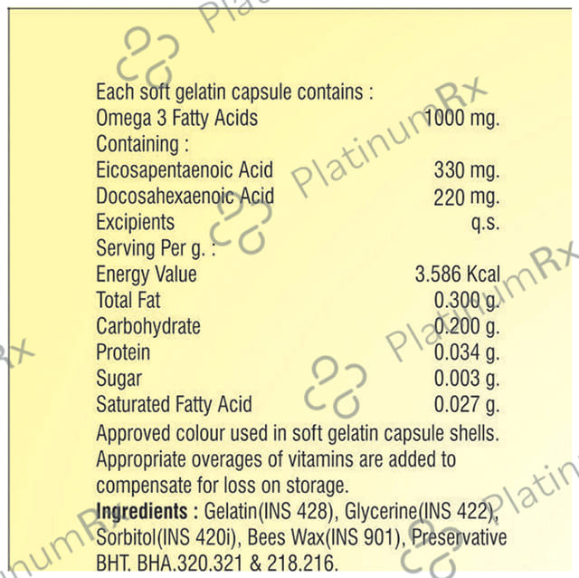 Shreyvit Forte Soft Gelatin Capsule