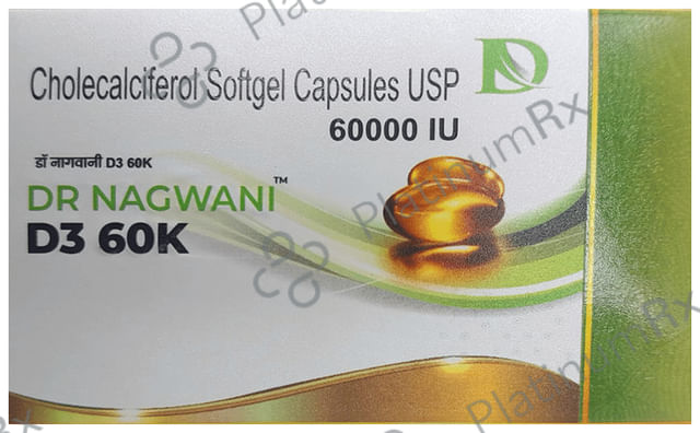Dr Nagwani D3 60K Softgel Capsule
