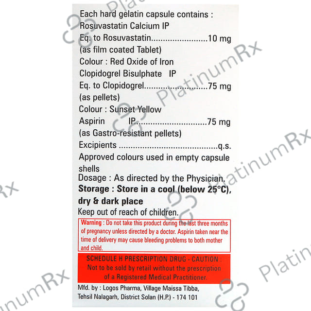 Rozze Gold 10mg Capsule 10s
