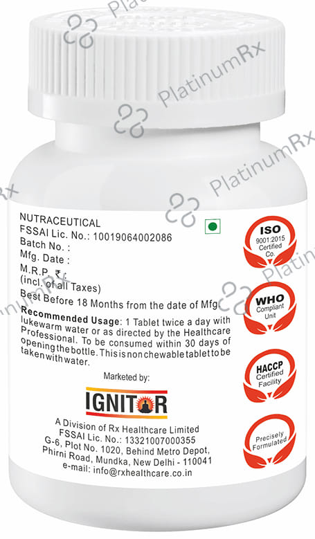 Ignitor Vitamin C with Zinc Tablet