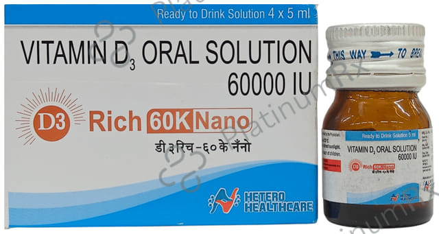 D3 Rich Nano 60K Oral Liquid 5ml