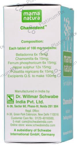 Dr Willmar Schwabe India Chamodent Tablet