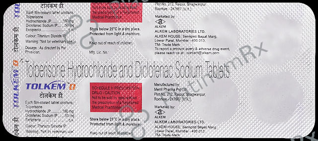 Tolkem D 150/50mg Tablet 10s