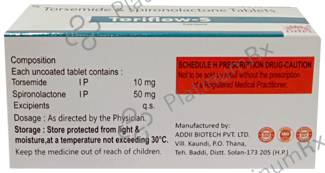 Toriflow S 50mg/10mg Tablet