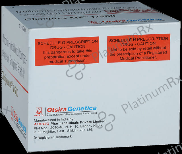 Glimiprex MF 1/500mg Tablet PR 10s