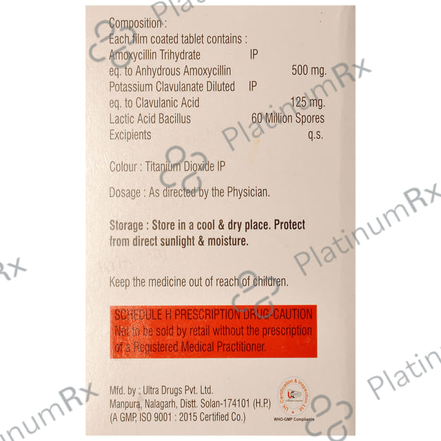 Odiclav LB 500mg/125mg Tablet