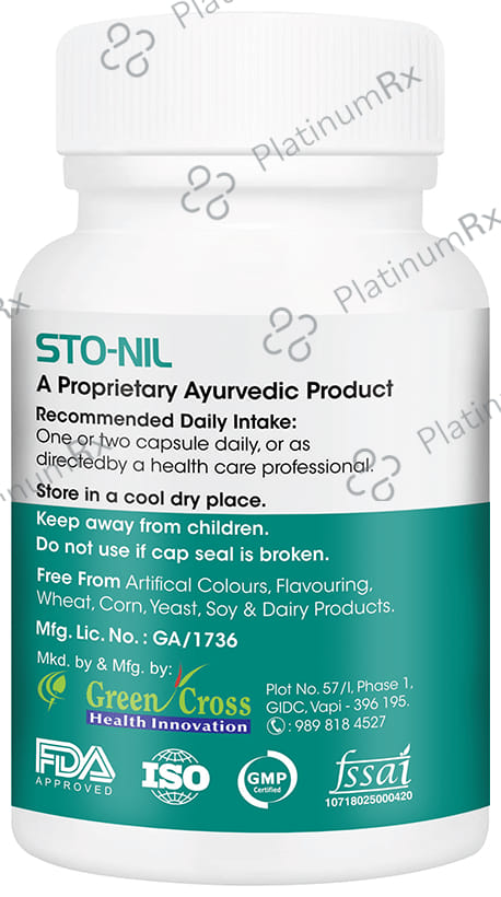Vitagreen Sto-Nil 500mg Capsule