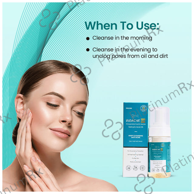 Ridacne SA Foaming Face Wash 100ml
