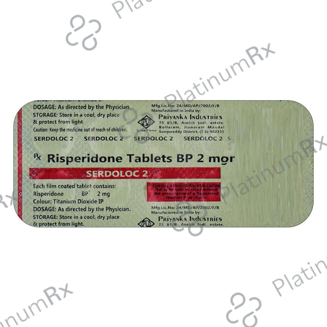 Serdoloc 2mg Tablet 10s