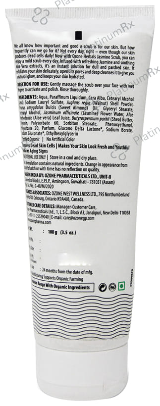 Ozone Herbals Jasmine Scrub