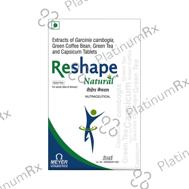 Reshape Natural Gluten Free Tablet Supports Weight Management 10s